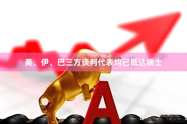 美、伊、巴三方谈判代表均已抵达瑞士