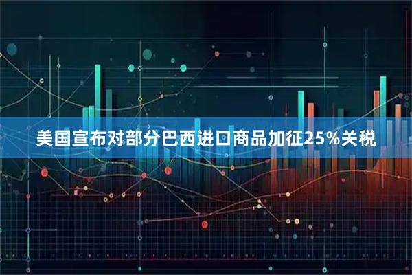 美国宣布对部分巴西进口商品加征25%关税